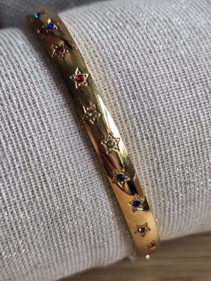 Rainbow Star Gold Woman Bracelet