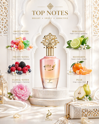 Nuha Bon Bon Perfume 85ml EDP Khadlaj
Female