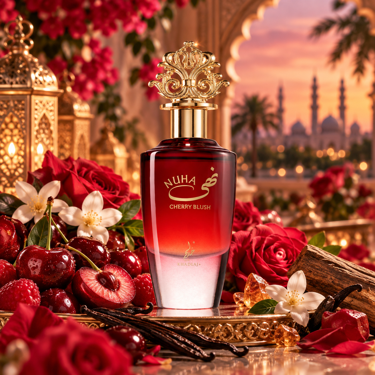 Nuha Cherry Blush Eau de Parfum 85ml for Women – Khadlaj