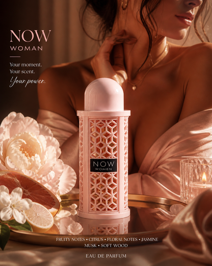 Now Woman Eau de Parfum 100ml – Modern Floral Sweet Glow