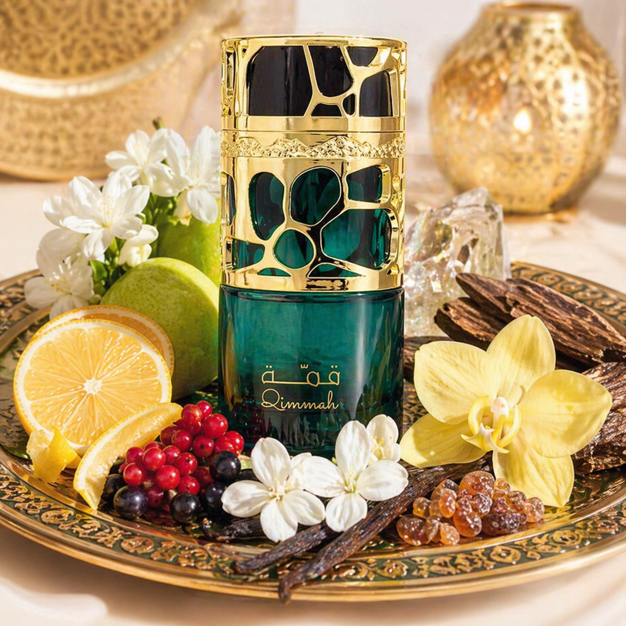 Qimmah Eau de Parfum 100ml – Elegant Floral Musky Luxury by Lattafa