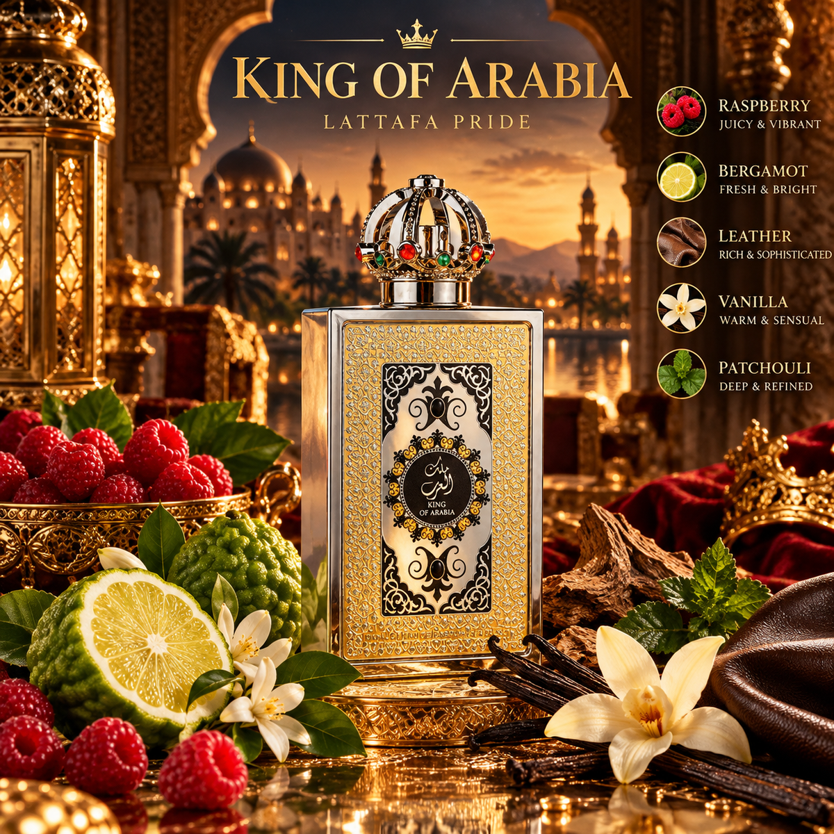 King of Arabia Eau de Parfum 100ml – Lattafa Pride