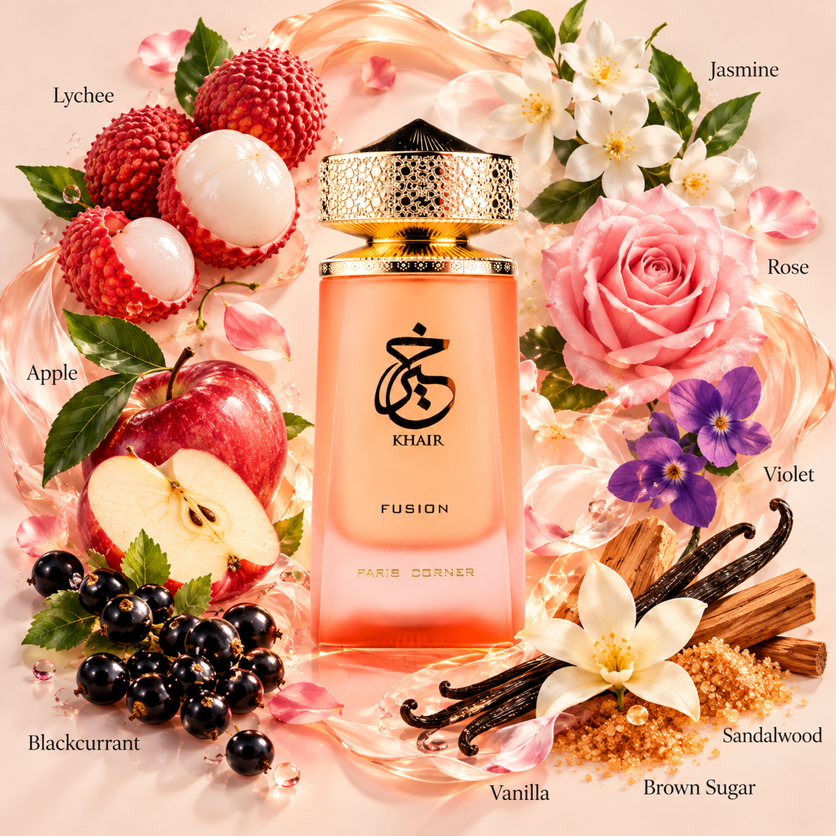 Khair Fusion Lychee Eau de Parfum 100ml – Paris Corner