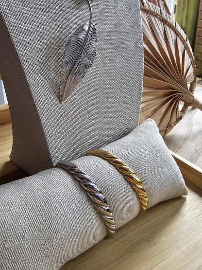Shell Gold And Silver Woman Bracelet