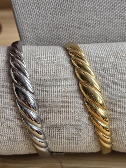Shell Gold And Silver Woman Bracelet