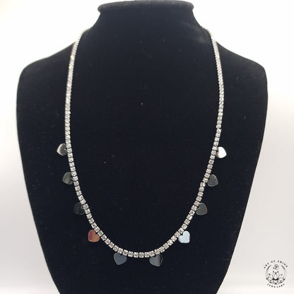 Multiheart Tennis Necklace
