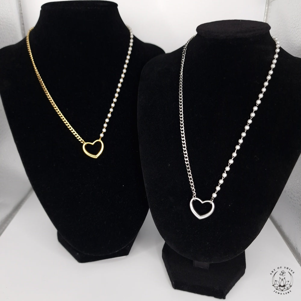 Collana Half pearl harfchain