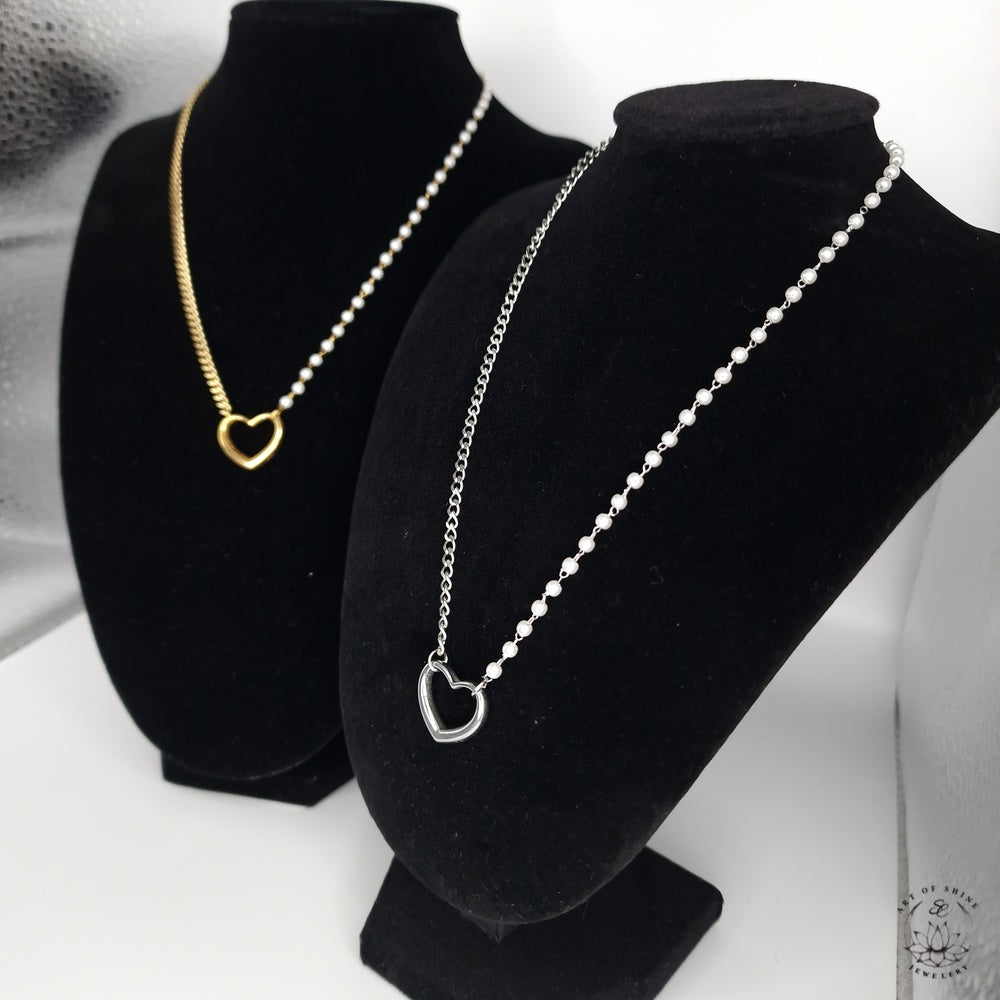 Collana Half pearl harfchain