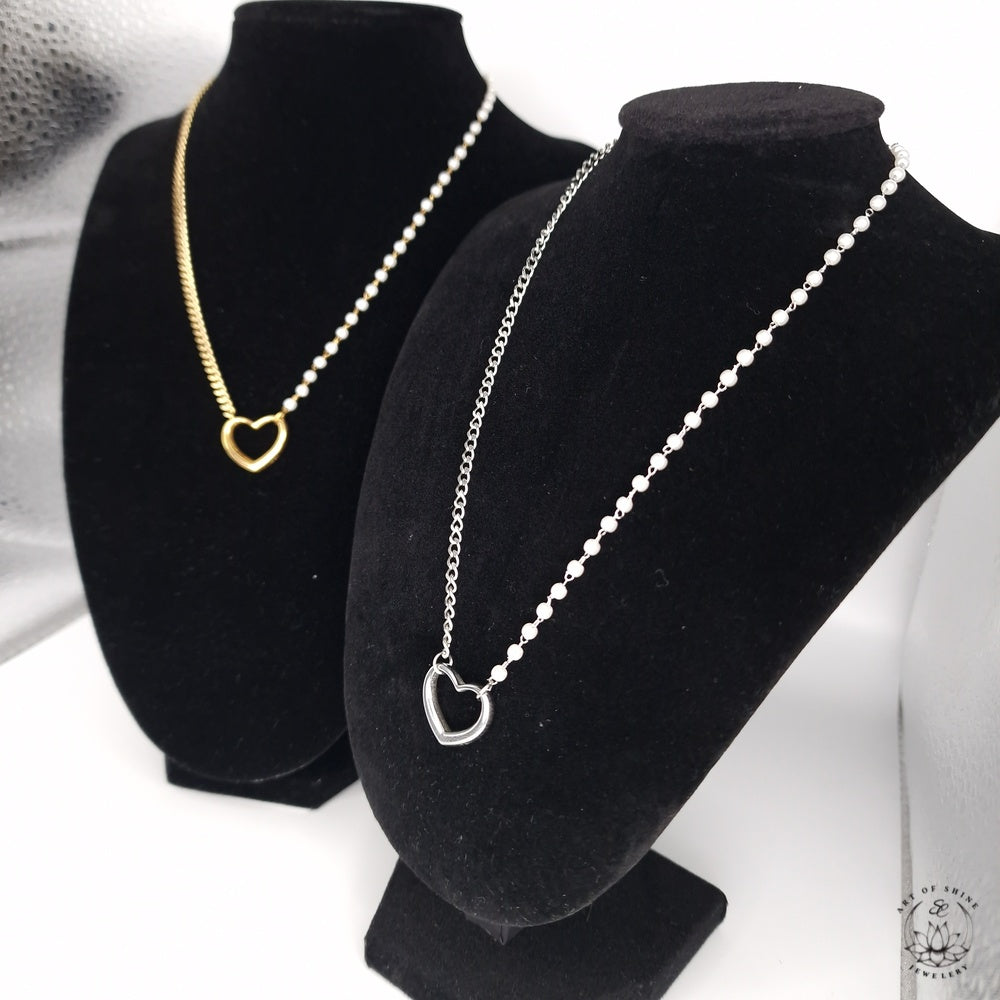 Collana Half pearl harfchain