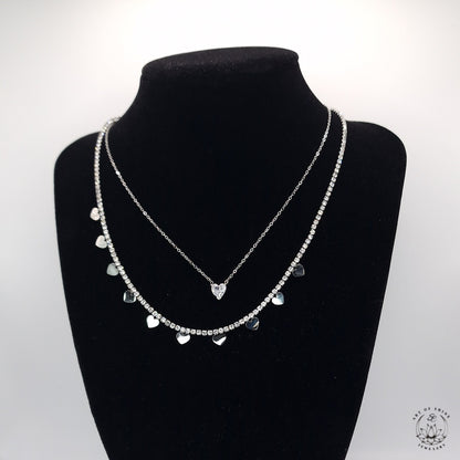 Diamond Heart Chain