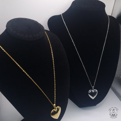 Long Chain with Openable Heart Photo Pendant