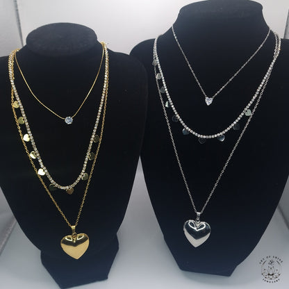 Diamond Heart Chain