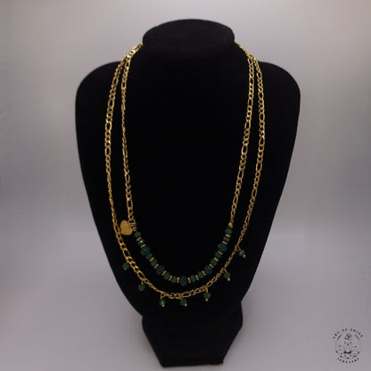 Double Strand Bead Necklace