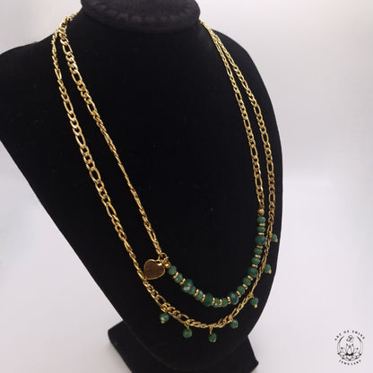Double Strand Bead Necklace
