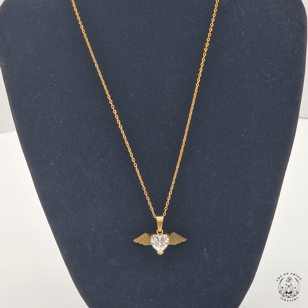 Necklace Bow with zircons