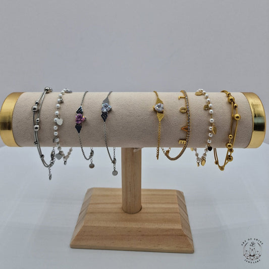 Pearl and Multi-Heart Bracelet Art of Shine