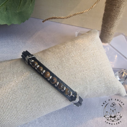 Bangle with Beads Bracelet
